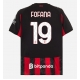 AC Milan Youssouf Fofana #19 Hemma matchtröja 2025-26 Kortärmad Billigt AC Milan Youssouf Fofana #19 Hemma matchtröja 2025-26 Kortärmad Billigt